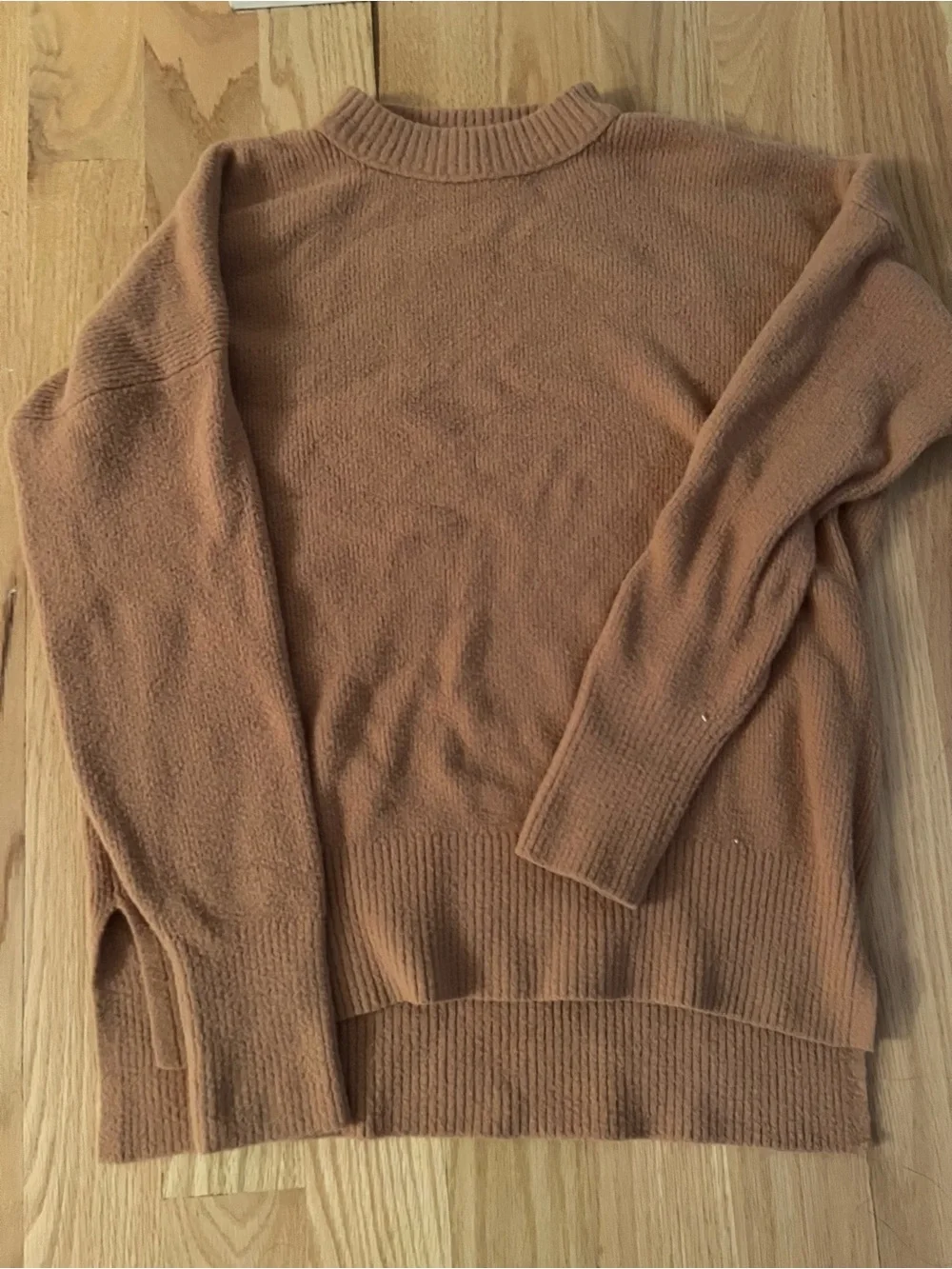 Abercrombie & Fitch Women's Crewneck Sweater in Camel Brown
